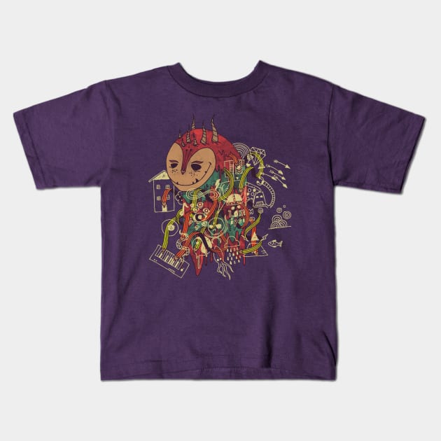 The Doodler Kids T-Shirt by againstbound